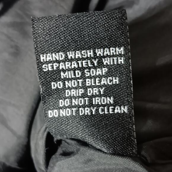 Outer Edge Moto Jacket Faux Leather Black Size Medium Side Zipper Fully Lined - Picture 9 of 9